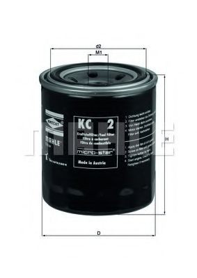 KC2 Mahle Original Filtro de gasolina
